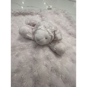Blankets & Beyond Pink Lamb Lovey Baby Farm Plush Stuffed AnimalSecurity Blanket